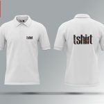 موکاپ تی‌ شرت سفید پشت و جلو کد 162