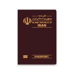 طرح لایه باز قالب طراحی شده پاسپورت کشور ایران کد 009