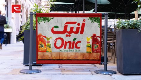 طرح بنر لایه باز محصولات آبمیوه انیک