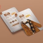 طرح لایه باز کارت ویزیت پوشاک کودک